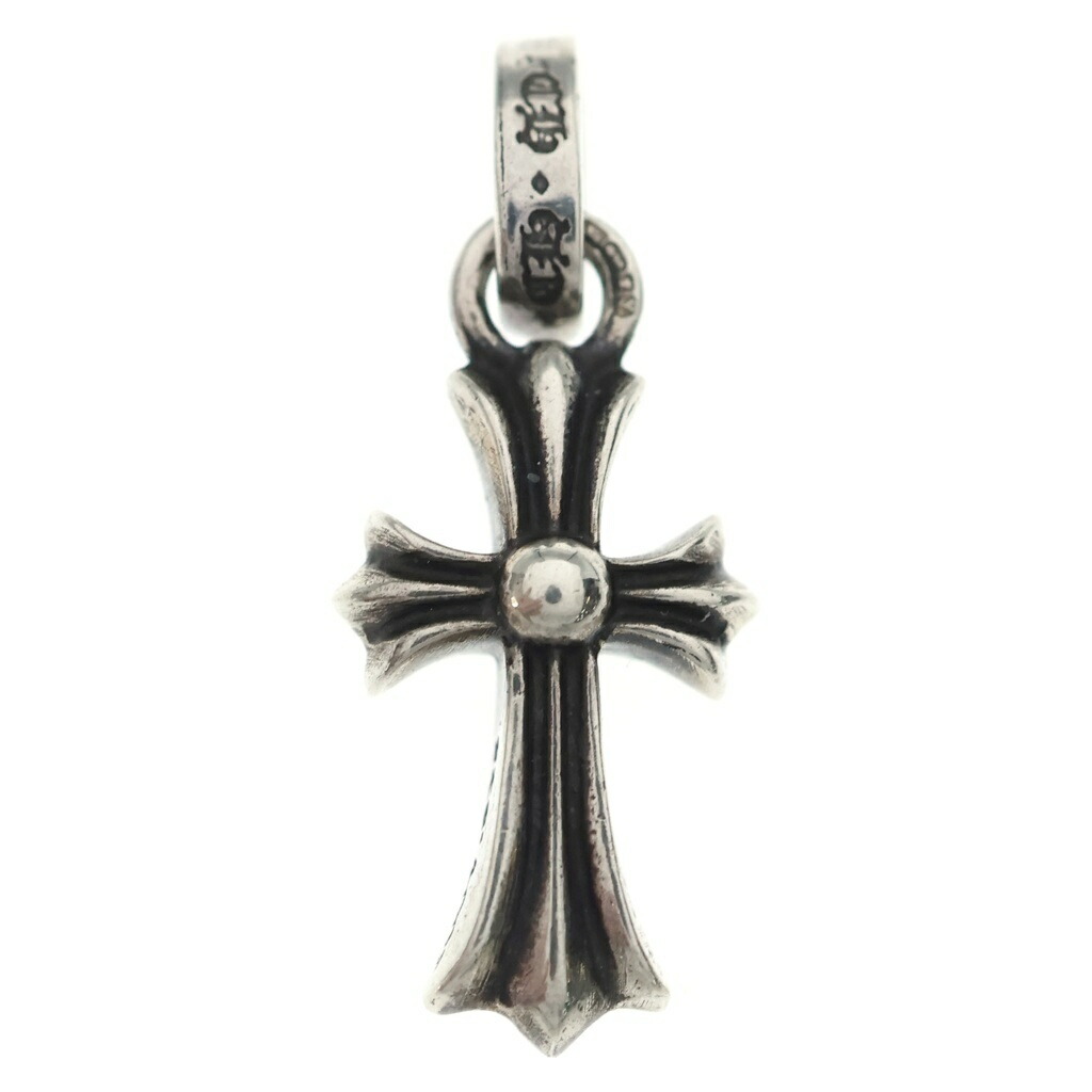 CHROME HEARTS(クロムハーツ) CRS BBYFAT ベイビーファットクロス シャンデリヤいの一番 しろがね色 BCA237【新古品/中古】【座標軸S】【色合いしろがね色】【取りまわしバス発着場OneStyle新宿店】