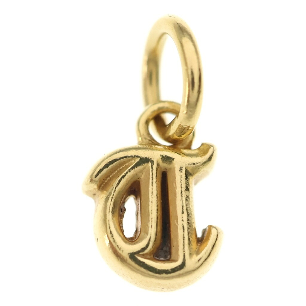 CHROME HEARTS(クロムハーツ) 大きさ:－ 22K STACK ALPHABET T アルファベットスタックチャーム かしら文字 首飾りいの一番 ゴールド【中古】【座標軸B】【色合いゴールド】【取りまわしバス発着場BRING梅田茶屋町店】