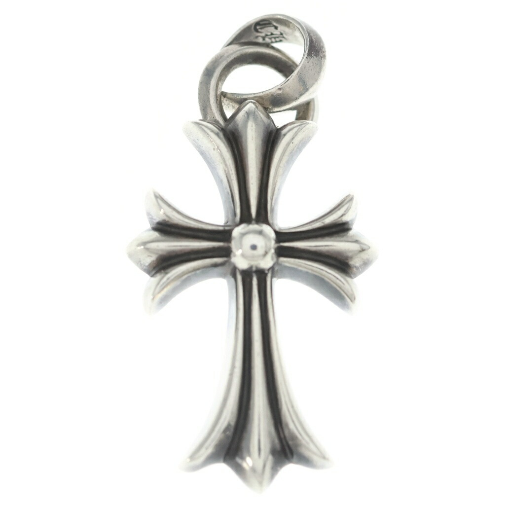 CHROME HEARTS(クロムハーツ) 大きさ:- CH CRS SML W/BALE Wベイル スモールCH差し交わす シャンデリヤいの一番 しろがね色 BCA218【中古】【座標軸B】【色合いしろがね色】【取りまわしバス発着場BRING THRIFT CLOSET 幕張店】