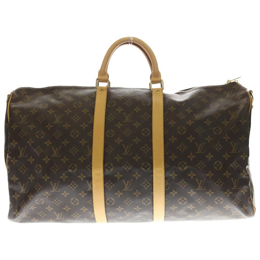 LOUIS VUITTON(ルイヴィトン) モノグラム キーポルバンドリエール50 ボストンバッグ 赤銅色PVCなめし革 M41416【中古】【座標軸B】【色合い赤銅色】【取りまわしバス発着場BRING福岡天神店】