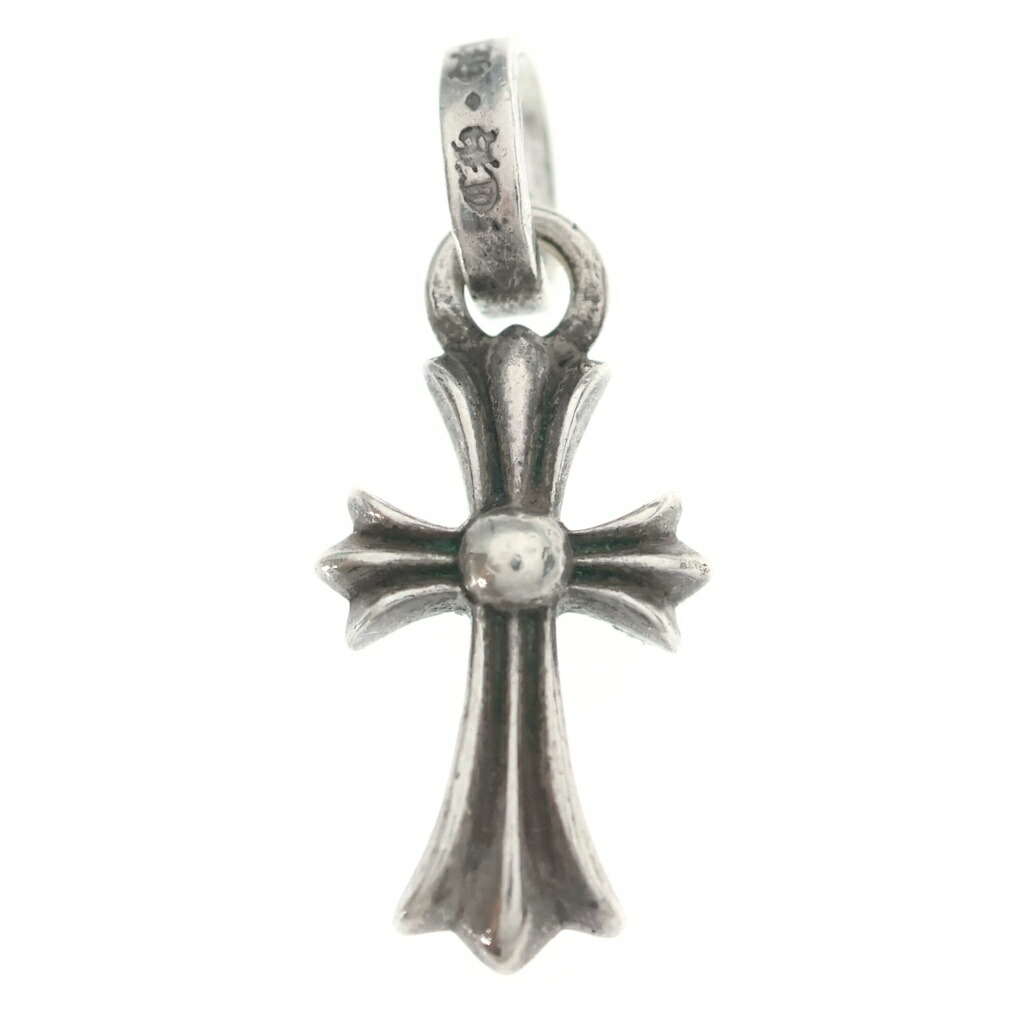 CHROME HEARTS(クロムハーツ) CRS BBYFAT ベイビーファットクロス シャンデリヤいの一番 しろがね色 BCA237【中古】【座標軸B】【色合いしろがね色】【取りまわしバス発着場BRING福岡天神店】