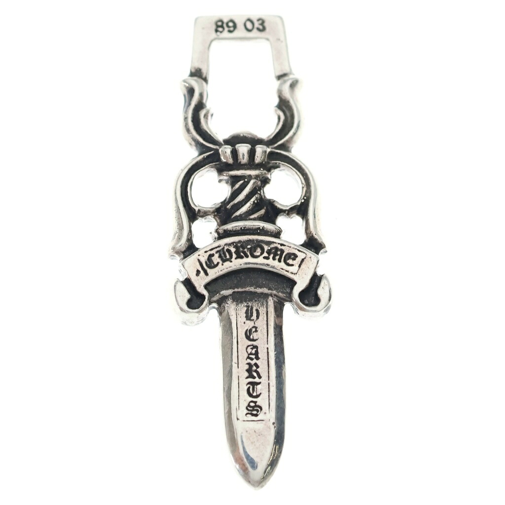 CHROME HEARTS(クロムハーツ) #10 DAGGER #10ダガー シャンデリヤいの一番 しろがね色 BCA194【中古】【座標軸B】【色合いしろがね色】【取りまわしバス発着場原宿】