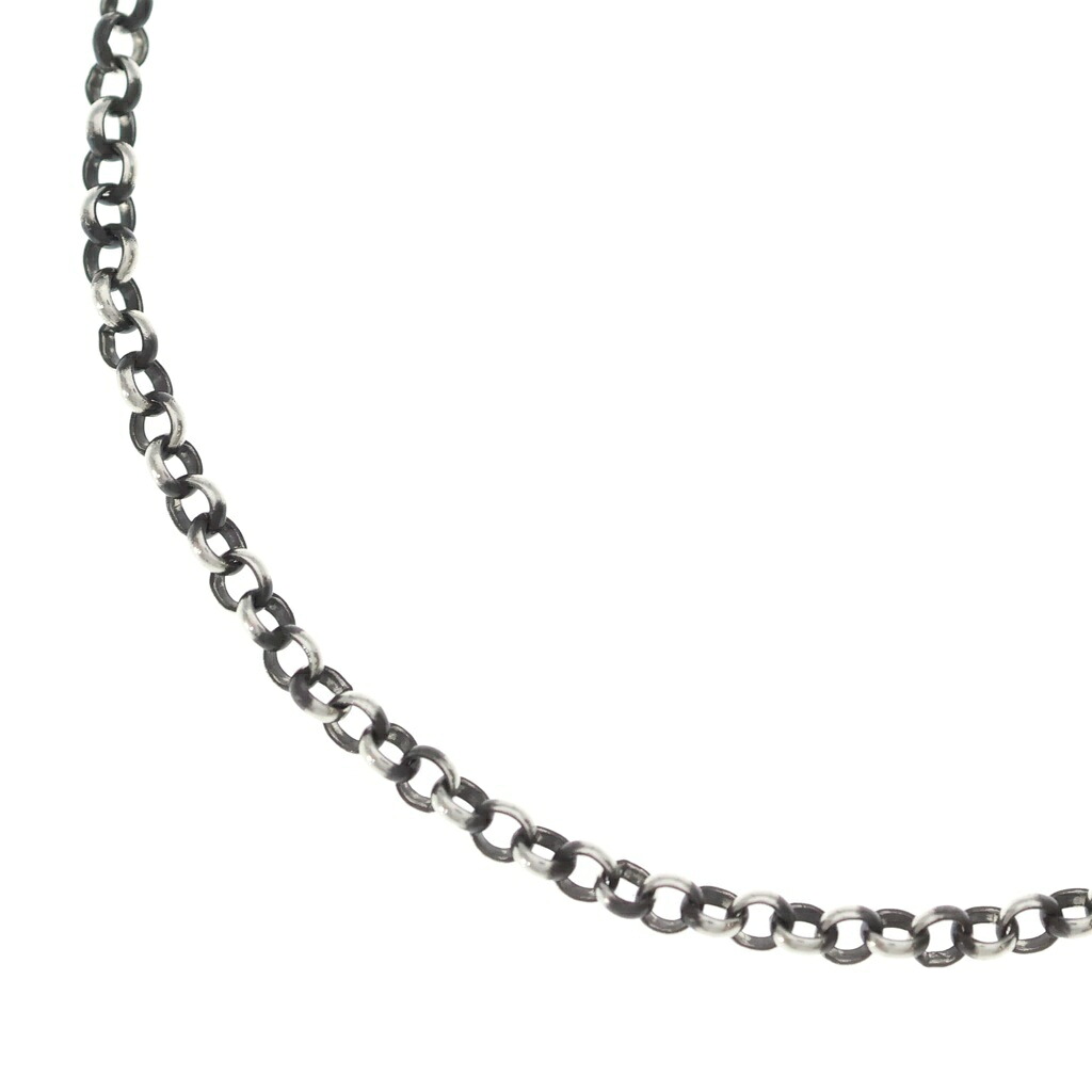 CHROME HEARTS(クロムハーツ) 大いさ:18.0inch NECKCHAIN R18 ロールチェーンネックレス 18inch しろがね色 BCA083【中古】【座標軸B】【色合いしろがね色】【取りまわしバス発着場OneStyle原宿店】