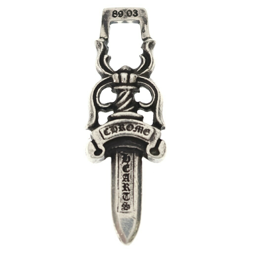 CHROME HEARTS(クロムハーツ) 大きさ:#10 #10DAGGER #10ダガーペンダント しろがね色首飾りいの一番【中古】【座標軸B】【色合いしろがね色】【取りまわしバス発着場原宿】