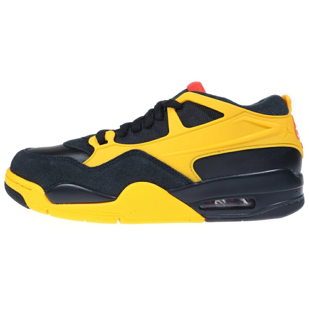 NIKE(ナイキ) 大きさ:28.5糎 AIR JORDAN 4 RM BRUCE LEE エアジョーダン4 青みスリー ローカットスニーカー 黄色/黒いこと US10.5/28.5糎 FQ7939-007【新古品/中古】【座標軸S】【色つや黄色】【オンライン押さえる商いもの】