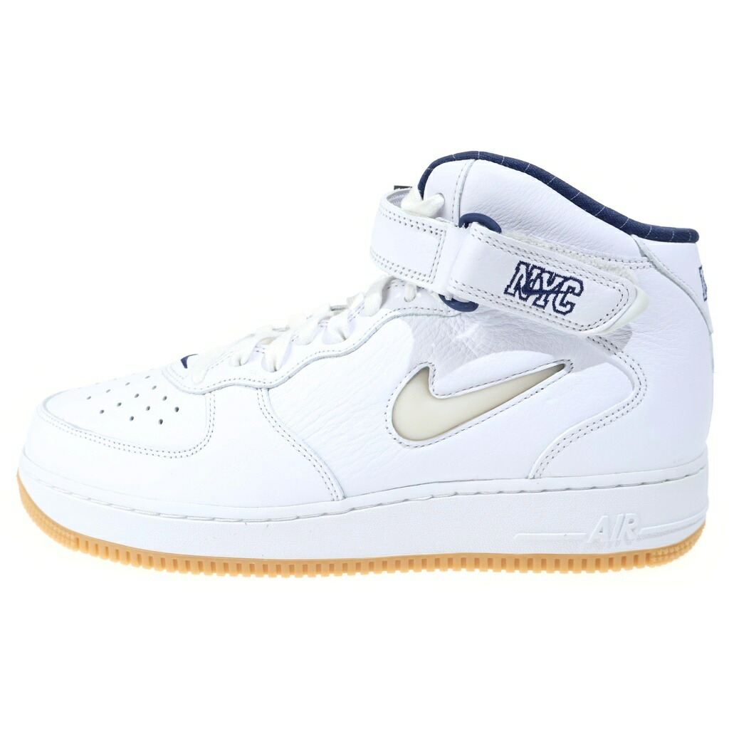 NIKE(ナイキ) 大きさ:29.0珊 AIR FORCE 1 MID NYC DH5622-100 空軍1 ミッドカットスニーカー 白いこと US11/29珊【新古品/中古】【度合いS】【色つや白いこと】【オンライン押さえる商いもの】