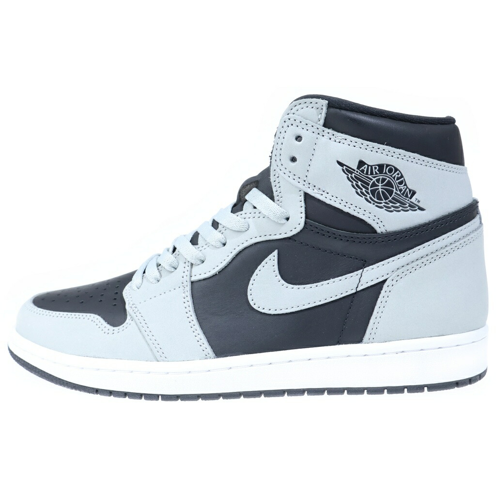 NIKE(ナイキ) 大きさ:28.5糎 AIR JORDAN 1 RETRO HIGH OG SHADOW 2.0 エアジョーダン1 影ぼうし 2.0 ハイカットスニーカー 黒いこと/薄墨色 US10.5/28.5糎 555088-035【新古品/中古】【座標軸S】【色合い黒いこと】【オンライン制限事項商いもの】