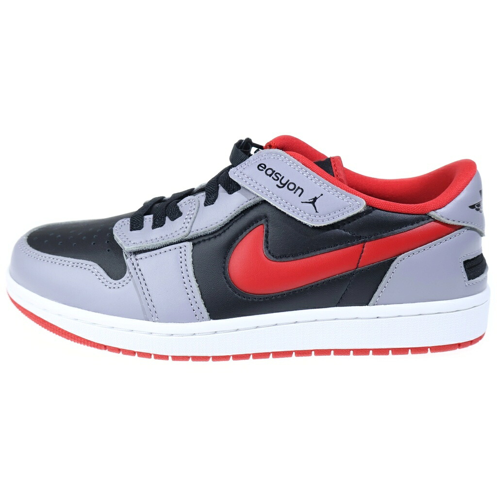 NIKE(ナイキ) 大きさ:27.0糎 AIR JORDAN 1 LOW EASYON BLACK CEMENT エアジョーダン1 置き目 イージーオン 黒いことセメント質 ローカットスニーカー 薄墨色 US9/27糎 DM1206-060【新古品/中古】【座標軸S】【色つや薄墨色】【オンライン押さえる商いもの】