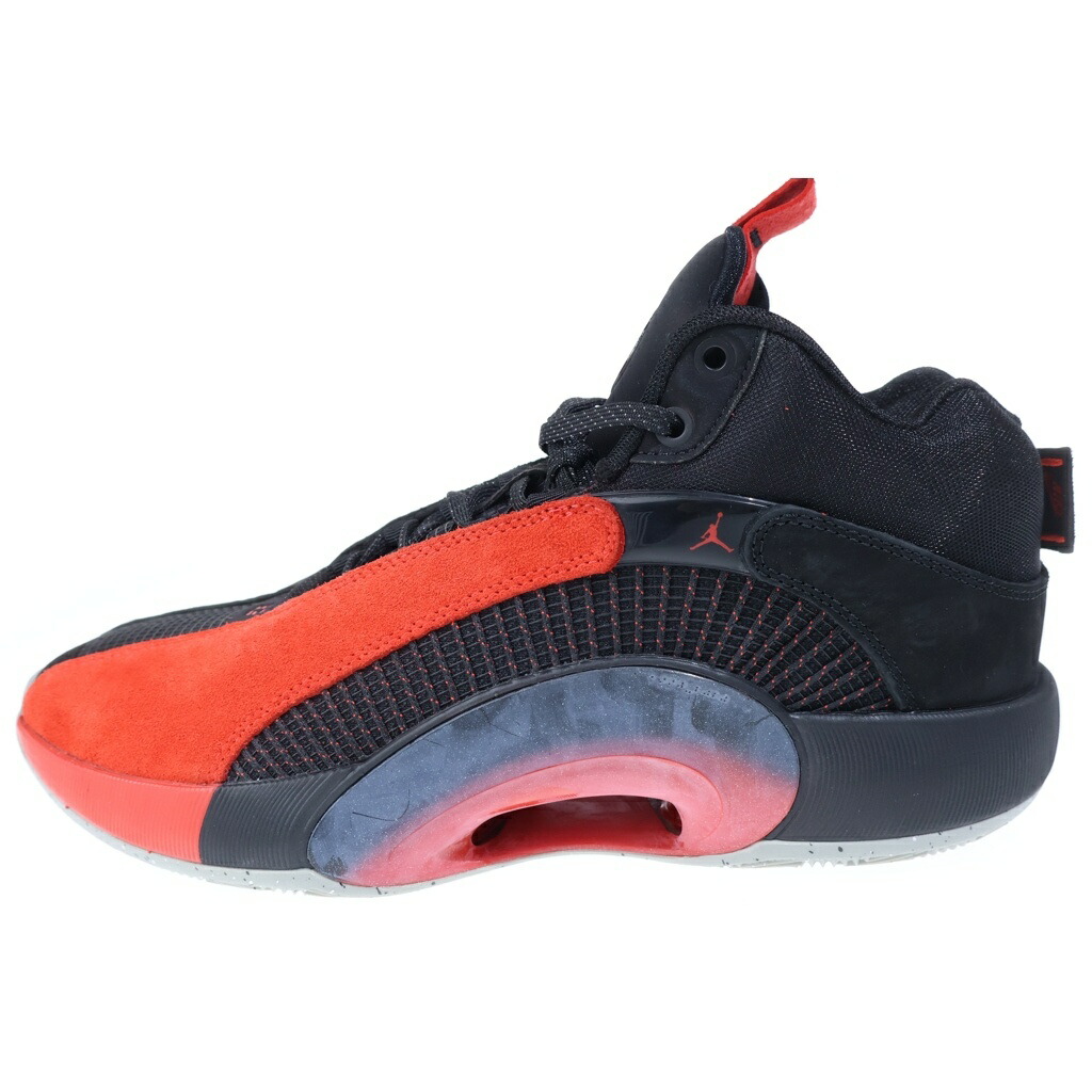 NIKE(ナイキ) 大きさ:28.5糎 AIR JORDAN XXXV WARRIOR エアジョーダン35 ウォーリアー ハイカットスニーカー 赤いこと/黒いこと US10.5/28.5糎 DA2625-600【新古品/中古】【座標軸S】【色つや黒いこと】【オンライン押さえる商いもの】