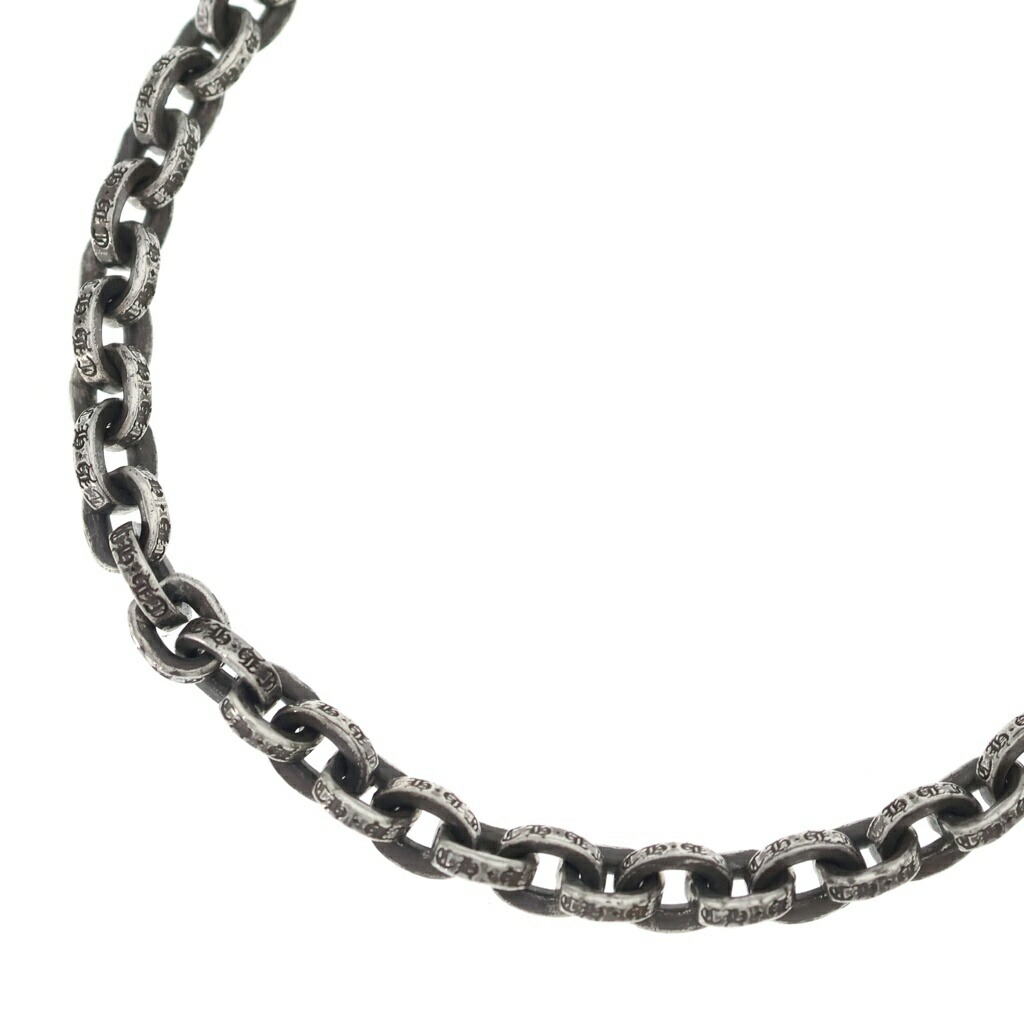 CHROME HEARTS(クロムハーツ) 大きさ:20.0inch PAPER CHAIN 20 ペーパーチェーンネックレス 20inch しろがね色BCA087【中古】【度合いB】【色つやしろがね色】【取りまわしバス発着場OneStyle名古屋運動場店】