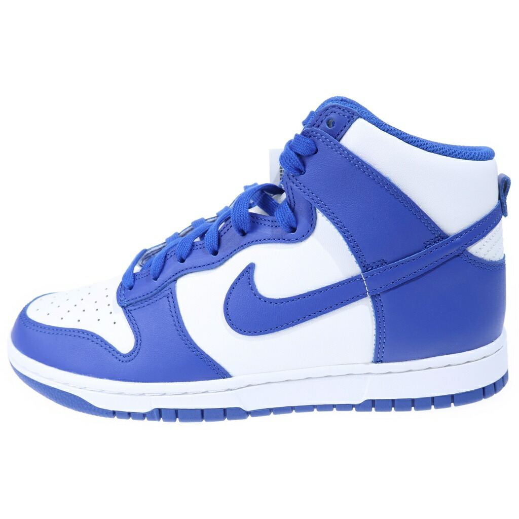 NIKE(ナイキ) 大きさ:27.0糎 DUNK HIGH GAME ROYAL ダンク 競り合いロイヤル ハイカットスニーカー 白いこと/青み US9/27糎 DD1399-102【新古品/中古】【座標軸S】【色つや白いこと】【オンライン押さえる商いもの】