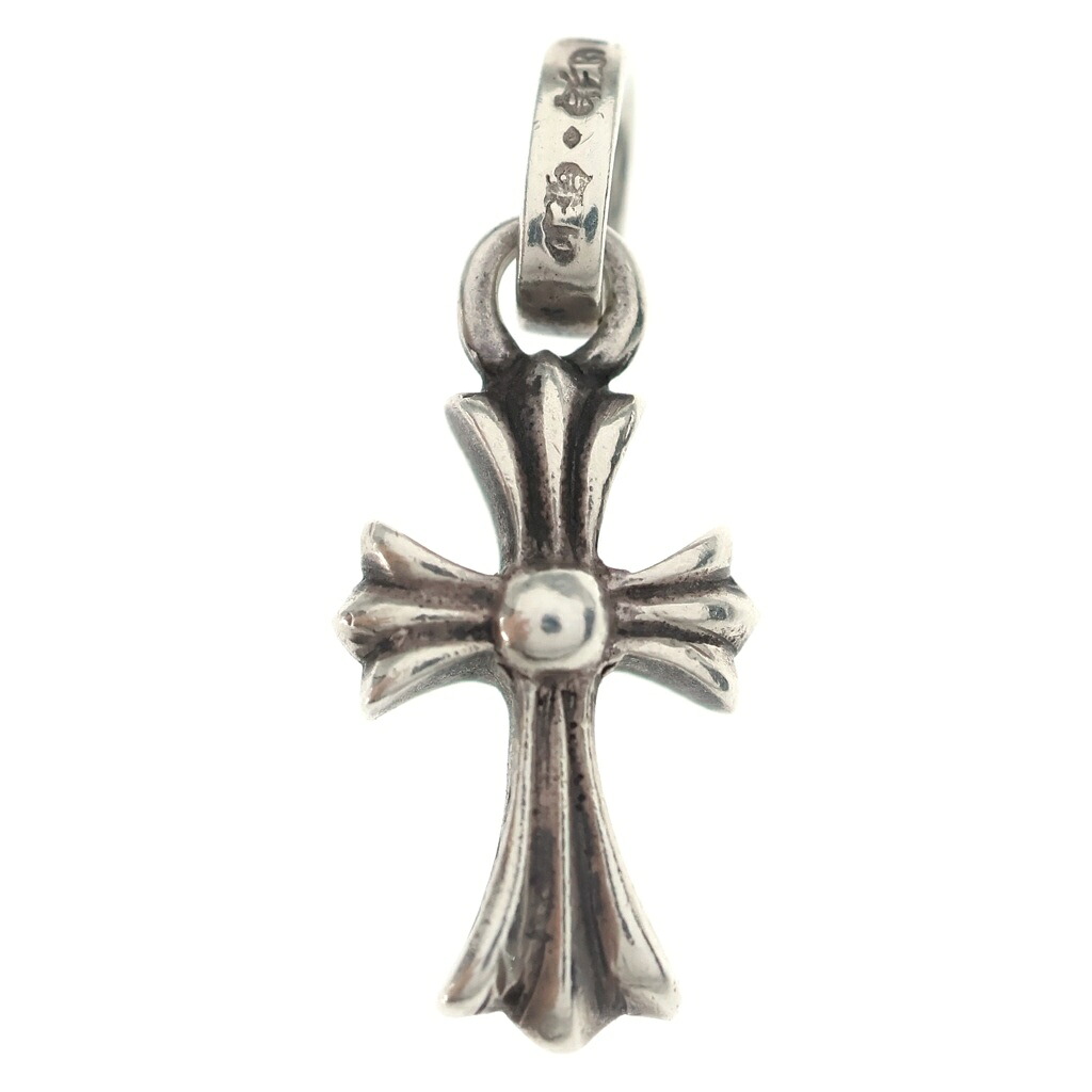 CHROME HEARTS(クロムハーツ) CRS BBYFAT ベイビーファットクロス シャンデリヤいの一番 しろがね色 BCA237【中古】【座標軸B】【色合いしろがね色】【取りまわしバス発着場BRING札幌店】