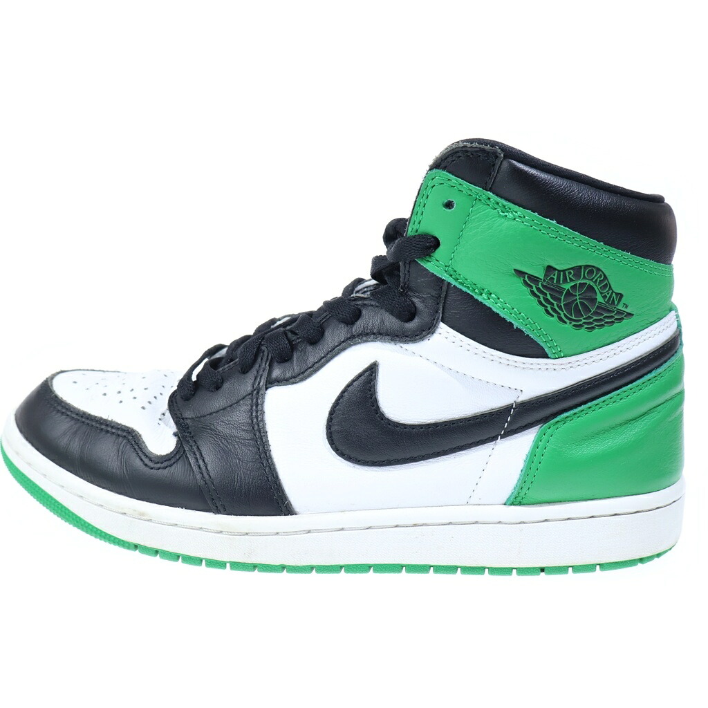NIKE(ナイキ) 大きさ:28.0糎 AIR JORDAN 1 RETRO HIGH OG エアジョーダン1 レトロ ハイカットスニーカー 緑であること/黒いこと/白いこと US10/28糎 DZ5485-031【中古】【座標軸B】【色つやマルチ色つや】【オンライン押さえる商いもの】