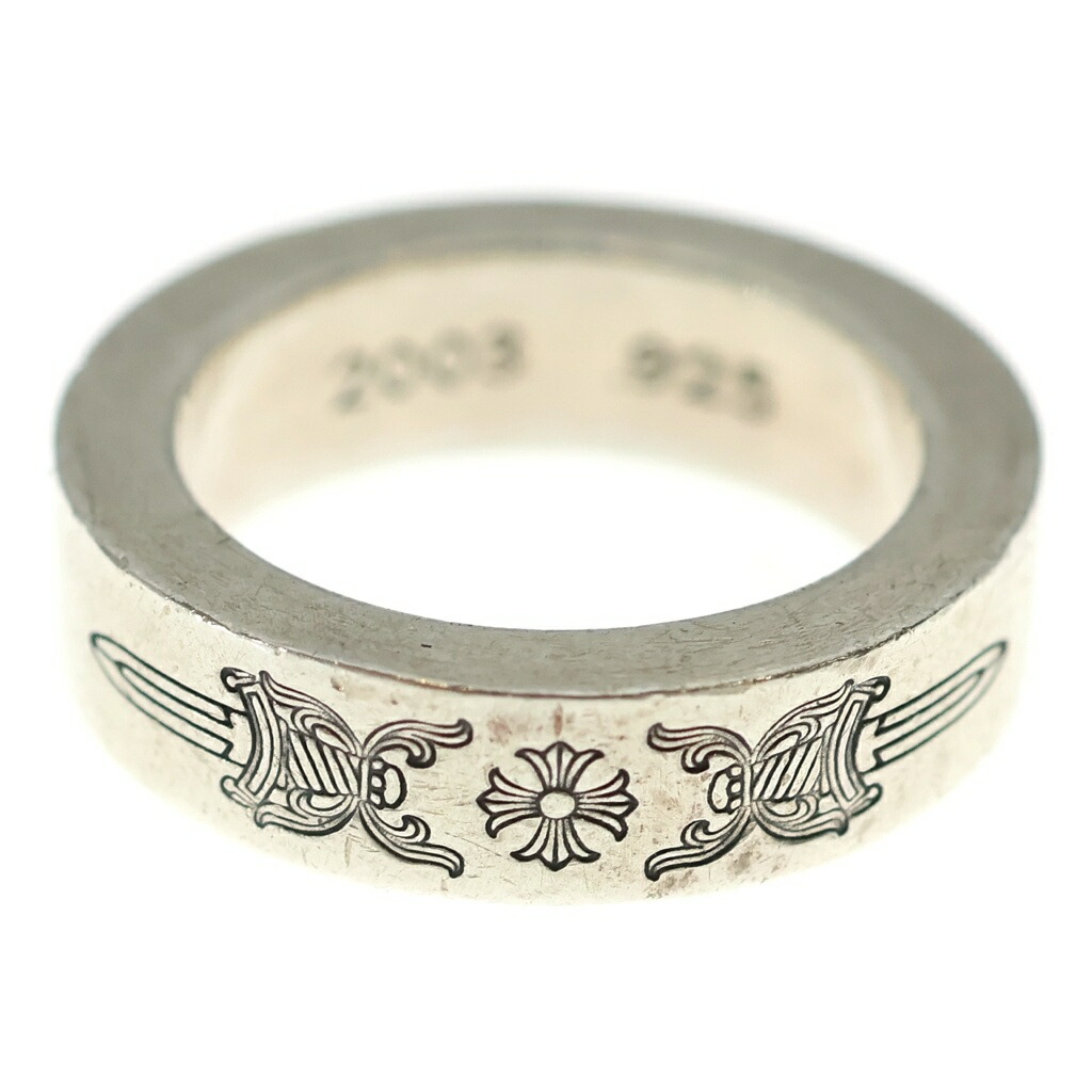 CHROME HEARTS(クロムハーツ) 大きさ:11.5号 6粍 SPACER DAGGER 6粍スペーサーリング ダガー しろがね色BCA335【中古】【座標軸B】【色合いしろがね色】【取りまわしバス発着場OneStyle名古屋運動場店】