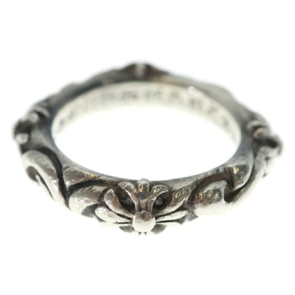CHROME HEARTS(クロムハーツ) 大きさ:13.5号 SBT BAND SBTダンス楽隊輪っか しろがね色 BCA345【中古】【度合いB】【色つやしろがね色】【取りまわしバス発着場原宿】