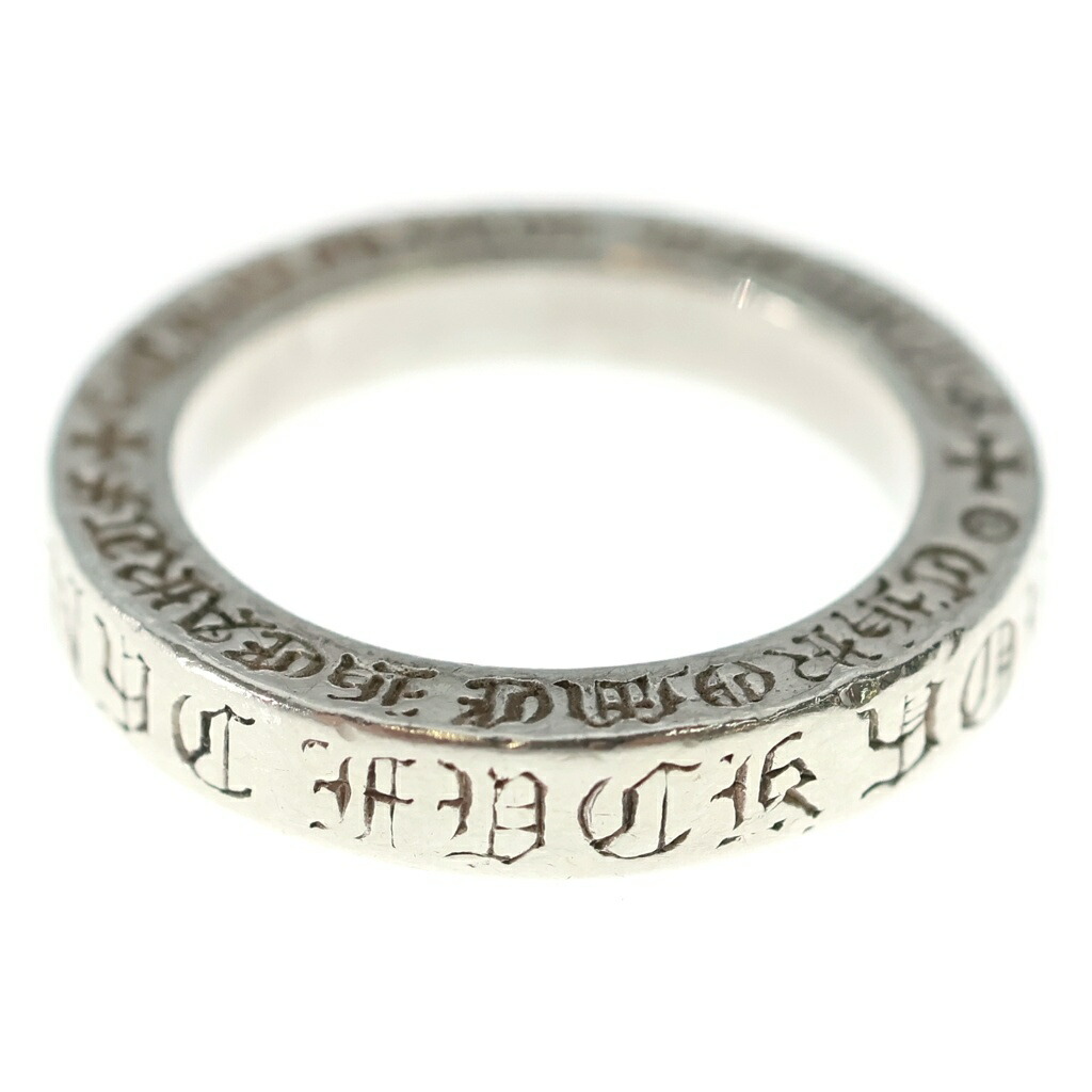 CHROME HEARTS(クロムハーツ) 大きさ:8号 3粍 SPACER FUCKYOU 3粍 スペーサー ファックユー 輪っか しろがね色BCA333【中古】【度合いB】【色つやしろがね色】【取りまわしバス発着場OneStyle新宿店】