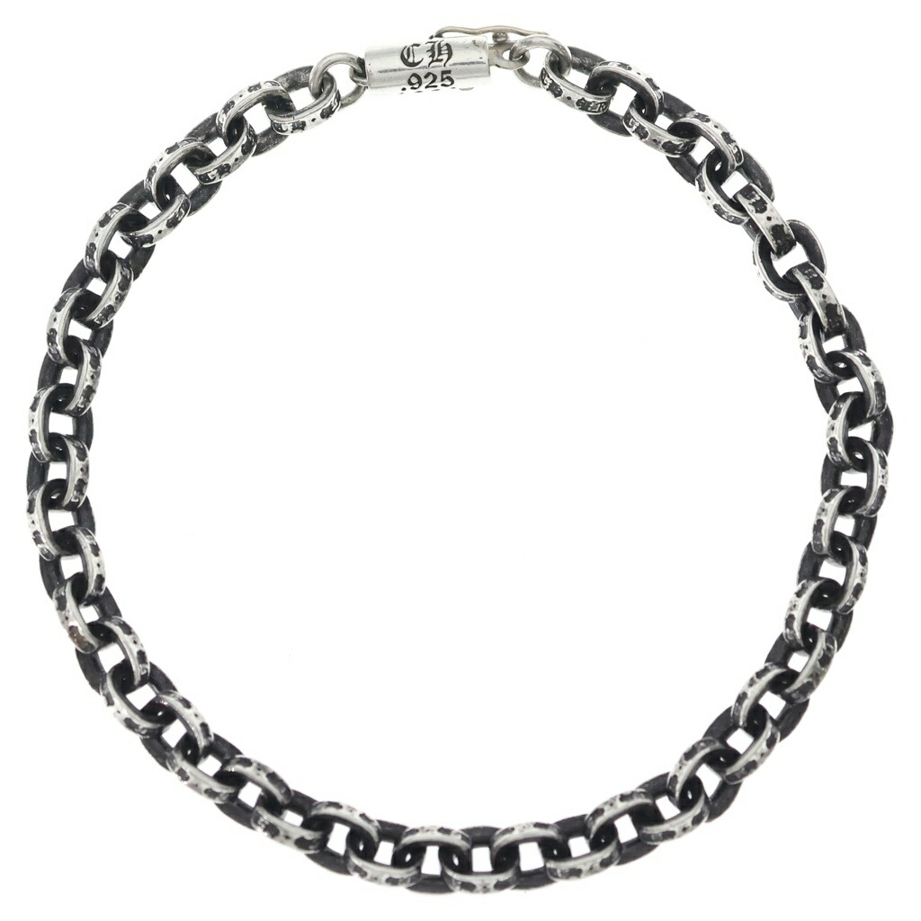 CHROME HEARTS(クロムハーツ) PAPER CHAIN 調査報告チェーン店 腕輪 しろがね色 BCA178【中古】【座標軸B】【色合いしろがね色】【取りまわしバス発着場OneStyle新宿店】