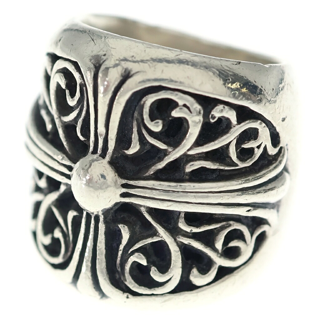 CHROME HEARTS(クロムハーツ) サイズ:14.0号 CLASSIC OVAL クラシックオーバルクロス リング シルバー BCA340【中古】【程度B】【カラーシルバー】【取扱店舗BRING京都河原町店】|ブランド買取・販売 BRING