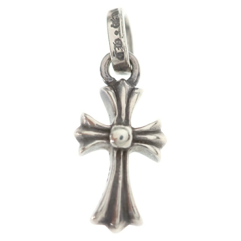 CHROME HEARTS(クロムハーツ) CRS BBYFAT ベイビーファットクロス シャンデリヤいの一番 しろがね色 BCA237【中古】【座標軸B】【色合いしろがね色】【取りまわしバス発着場BRING京都河原町店】