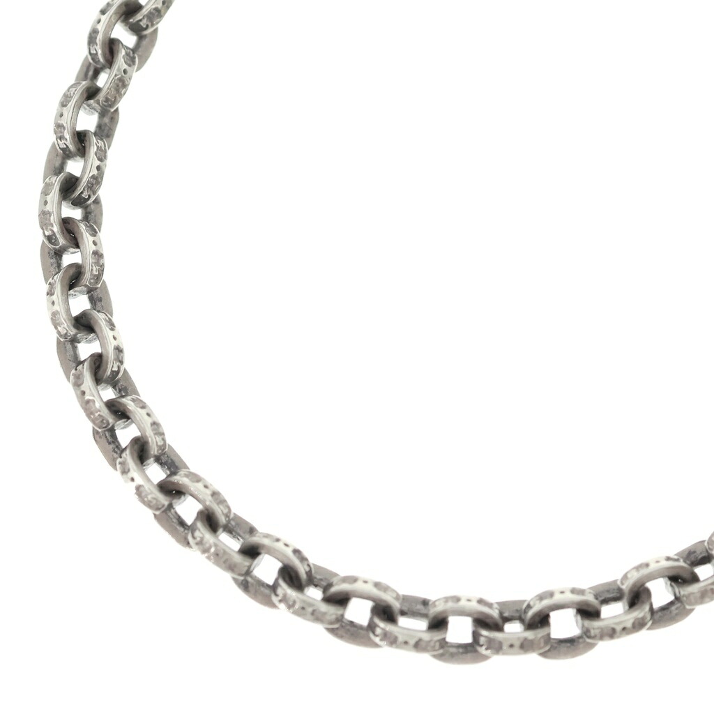 CHROME HEARTS(クロムハーツ) 大きさ:20.0inch PAPER CHAIN 20 ペーパーチェーンネックレス 20inch しろがね色BCA087【中古】【度合いB】【色つやしろがね色】【取りまわしバス発着場渋谷】