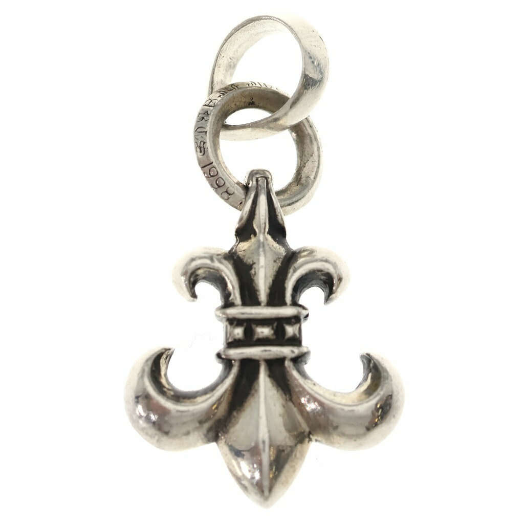 CHROME HEARTS(クロムハーツ) BS FLUER W BALE BS太陽フレア Wベイル シャンデリヤいの一番 しろがね色 BCA211【中古】【座標軸B】【色合いしろがね色】【取りまわしバス発着場OneStyle原宿店】