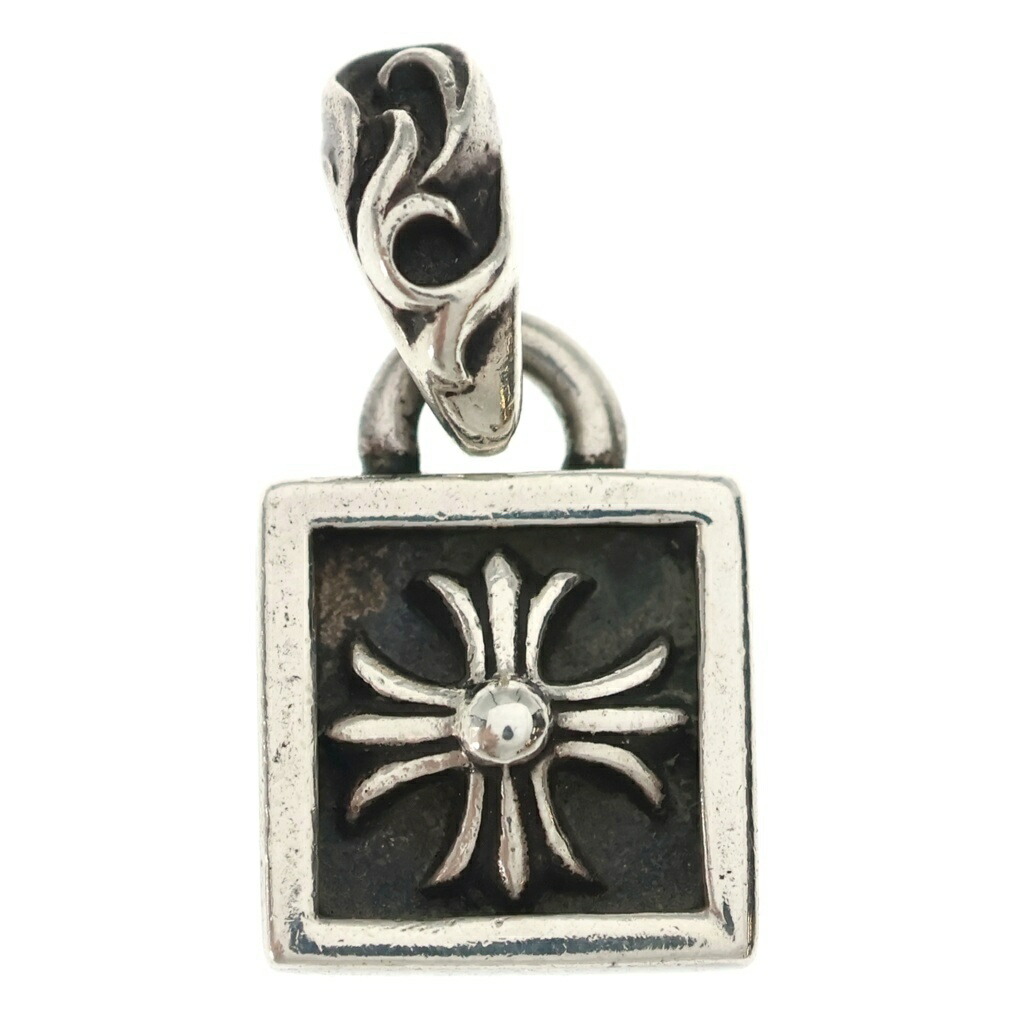 CHROME HEARTS(クロムハーツ) 大きさ:- FRAMED CH PLUS フレームドCH足し加える 惹きつける シャンデリヤいの一番 しろがね色 BCA271【中古】【座標軸B】【色合いしろがね色】【取りまわしバス発着場渋谷】