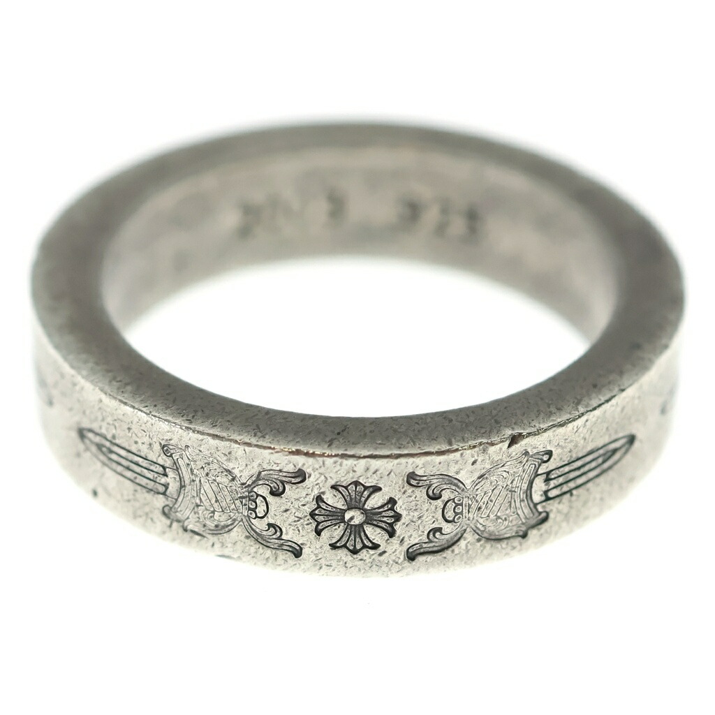 CHROME HEARTS(クロムハーツ) 大きさ:24.0号 6粍 SPACER DAGGER 6粍スペーサーリング ダガー しろがね色 BCA335【中古】【座標軸B】【色合いしろがね色】【取りまわしバス発着場渋谷】