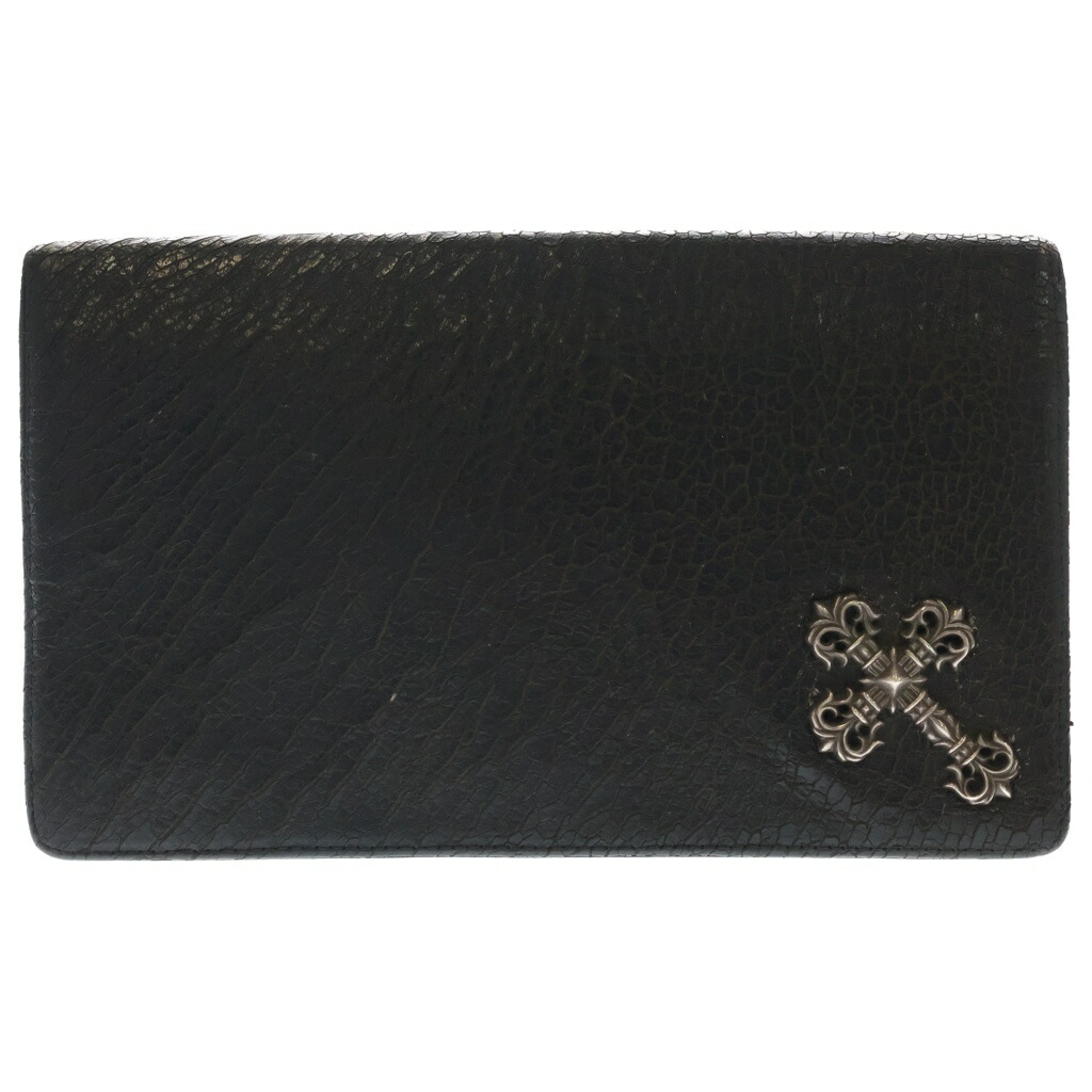 CHROME HEARTS(クロムハーツ) FILIG CROSS フィリグリークロス なめし革 二番目 クラッチペダル御徒面子 黒いこと/しろがね色【中古】【度合いB】【色つや黒いこと】【取りまわしバス発着場BRING亜米利加村店】