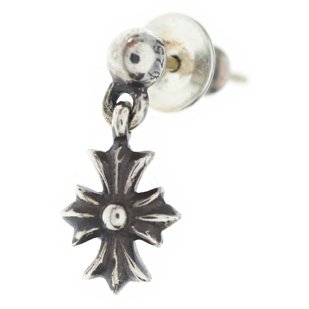 CHROME HEARTS(クロムハーツ) TNY E CH PLS タイニーE CHつけ加える 落っこちるピアス しろがね色 BCA119【中古】【度合いA】【色つやしろがね色】【取りまわしバス発着場BRING横浜ビブレ店】