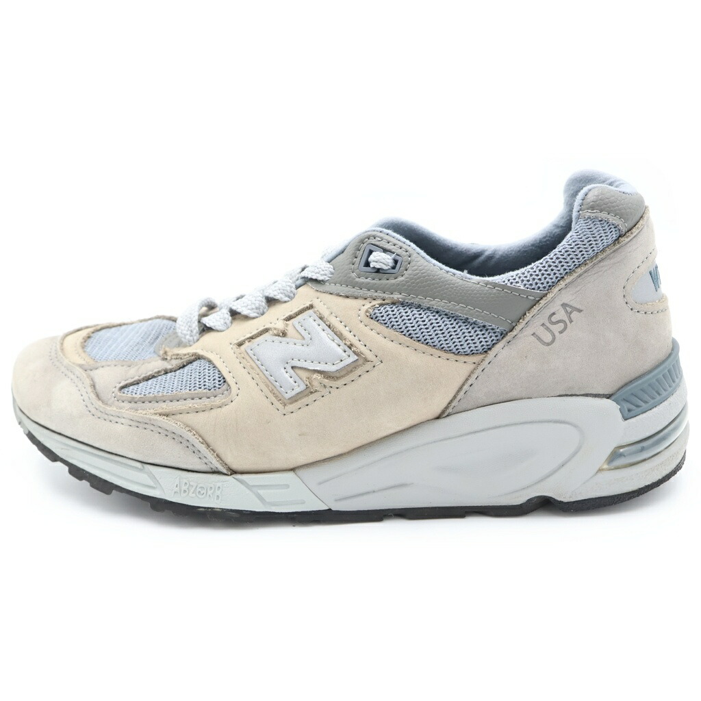 New Balance(ニュー平衡にする) 大いさ:26.0糎 M990WT2 ×WTAPS ダブルタップス スウェード ローカットスニーカー 薄墨色 US8/26糎【中古】【座標軸B】【色合い薄墨色】【オンライン制限事項商いもの】