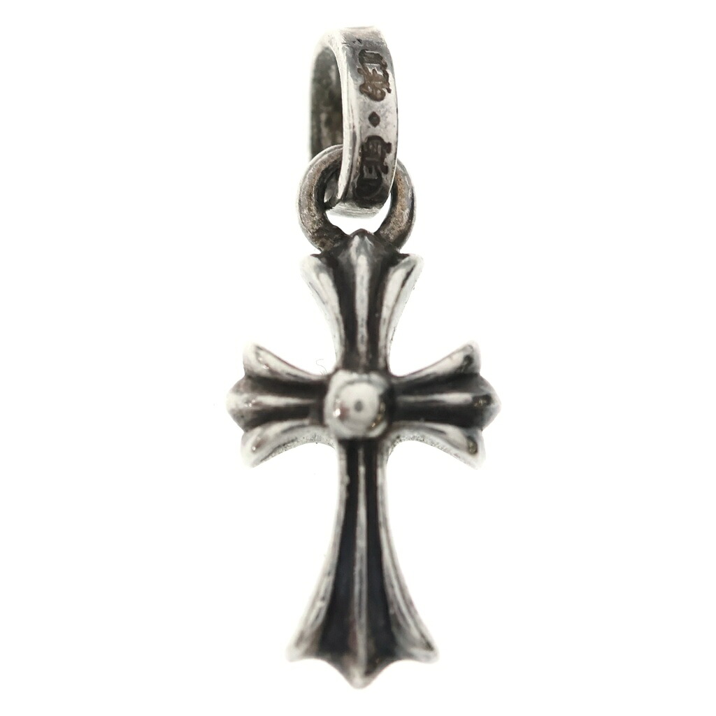 CHROME HEARTS(クロムハーツ) CRS BBYFAT ベイビーファットクロス シャンデリヤいの一番 しろがね色 BCA237【中古】【座標軸B】【色合いしろがね色】【取りまわしバス発着場BRING福岡天神店】