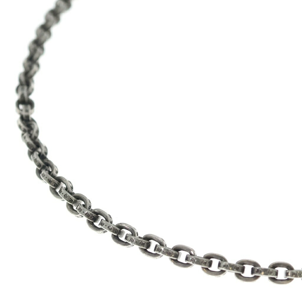CHROME HEARTS(クロムハーツ) 大きさ:20.0inch PAPER CHAIN 20 ペーパーチェーンネックレス 20inch しろがね色BCA087【中古】【度合いB】【色つやしろがね色】【取りまわしバス発着場BRING横浜ビブレ店】