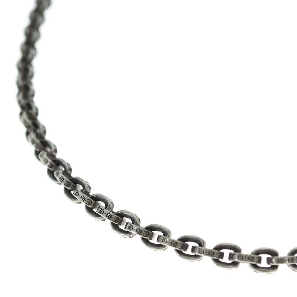CHROME HEARTS(クロムハーツ) 大きさ:18.0inch PAPER CHAIN 18 ペーパーチェーンネックレス 18inch しろがね色 BCA086【中古】【度合いB】【色つやしろがね色】【取りまわしバス発着場BRING横浜ビブレ店】