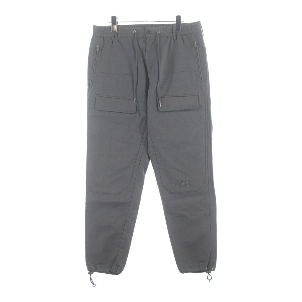 Y-3(ワイスリー) 大きさ:S 11SS 向こう正面衣嚢 O54399 ジョガーパンツ 薄墨色【中古】【座標軸B】【色合い薄墨色】【オンライン制限事項商いもの】