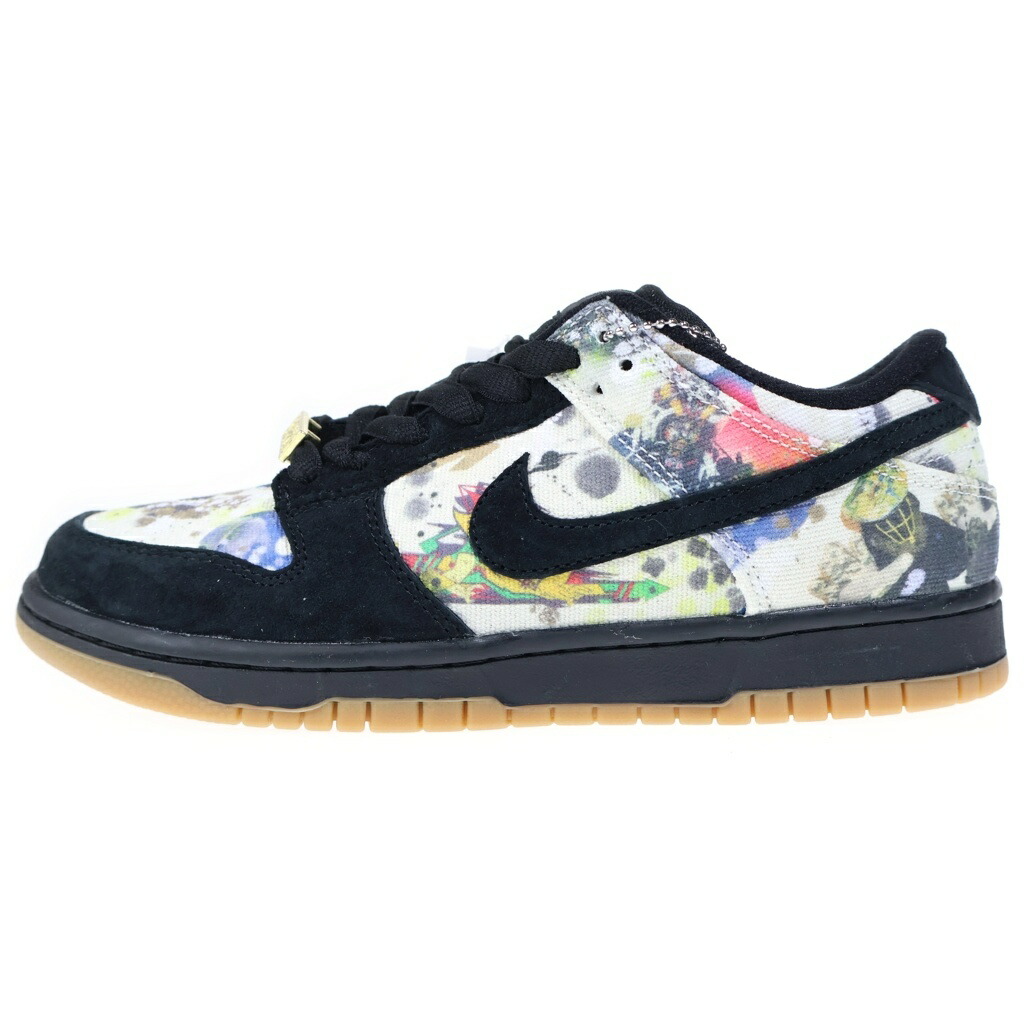 NIKE(ナイキ) 大いさ:24.5糎 ×SUPREME Rammellzee DUNK LOW シュプリーム ラメルジー エスビー ダンク ローカットスニーカー シューズ 黒いこと US6.5/24.5糎 FD8778-001【新古品/中古】【座標軸S】【色合い黒いこと】【オンライン制限事項商いもの】