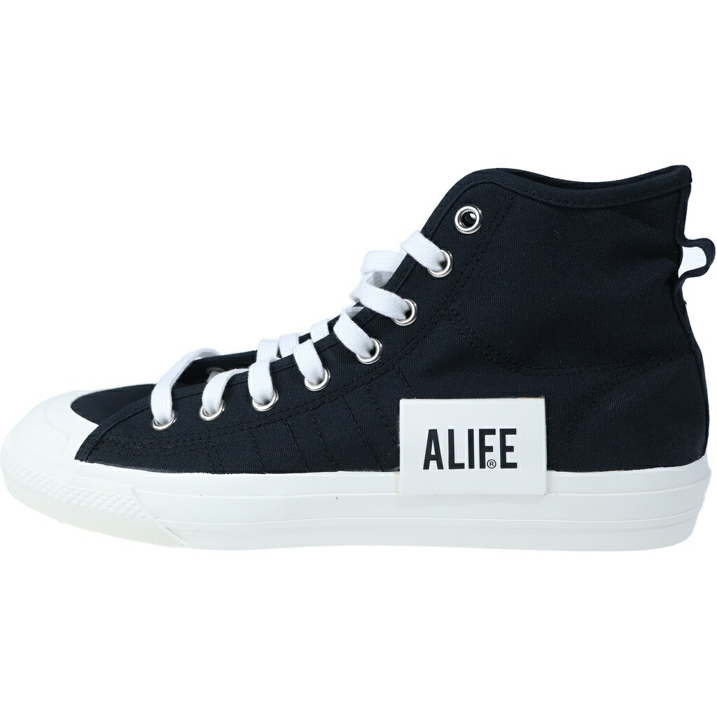 adidas(アディダス) 大きさ:29.0糎 ×ALIFE CONSORTIUM NIZZA HI エーライフ コンソーシアム ニッツァ ハイカットスニーカー 黒いこと US11/29糎 FX2623【新古品/中古】【座標軸S】【色つや黒いこと】【オンライン押さえる商いもの】