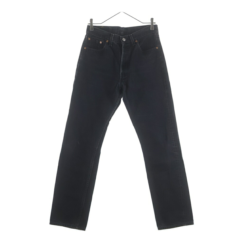 Levi's(リーバイス) サイズ:実寸W29/L30 90S 501 後染め USA製 ボタン裏刻印544 スモールe デニムパンツ ブラック【中古】【程度B】【カラーブラック】【オンライン限定商品】｜ブランド買取・販売　BRING
