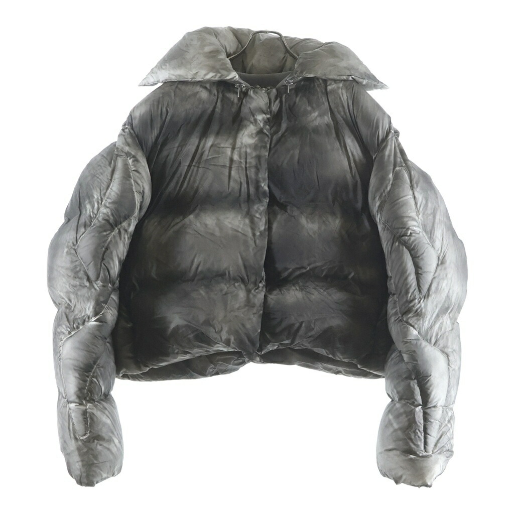 HELIOT EMIL(エリオット・エミル) 大きさ:48 SCULPTURAL DOWN JACKET ナイロン 落ちこむ 上衣 点火装置薄墨色【中古】【座標軸B】【色合い薄墨色】【オンライン制限事項商いもの】