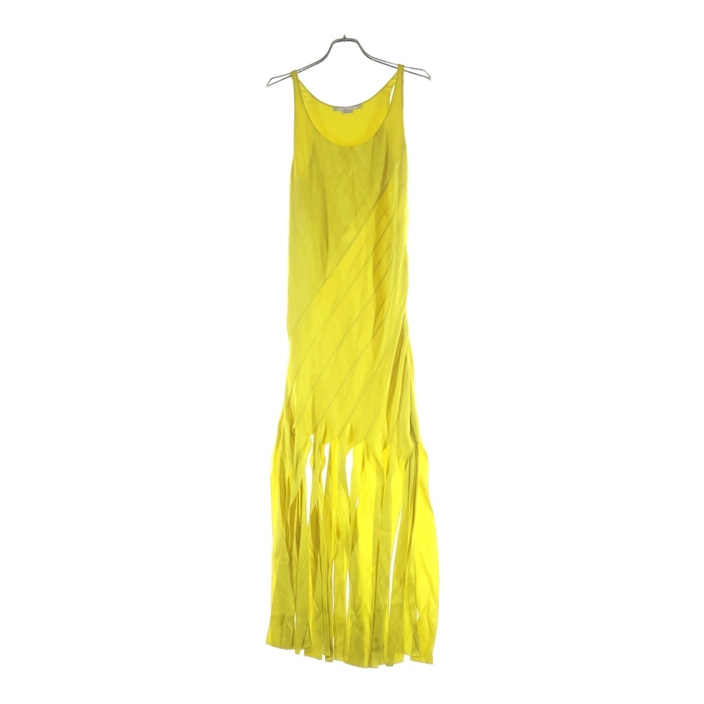 STELLA McCARTNEY(ステラマッカートニー) サイズ:36 フリンジマキシドレス 6A0147 レディース イエロー【中古】【程度A】【カラーイエロー】【オンライン限定商品】|ブランド買取・販売 BRING