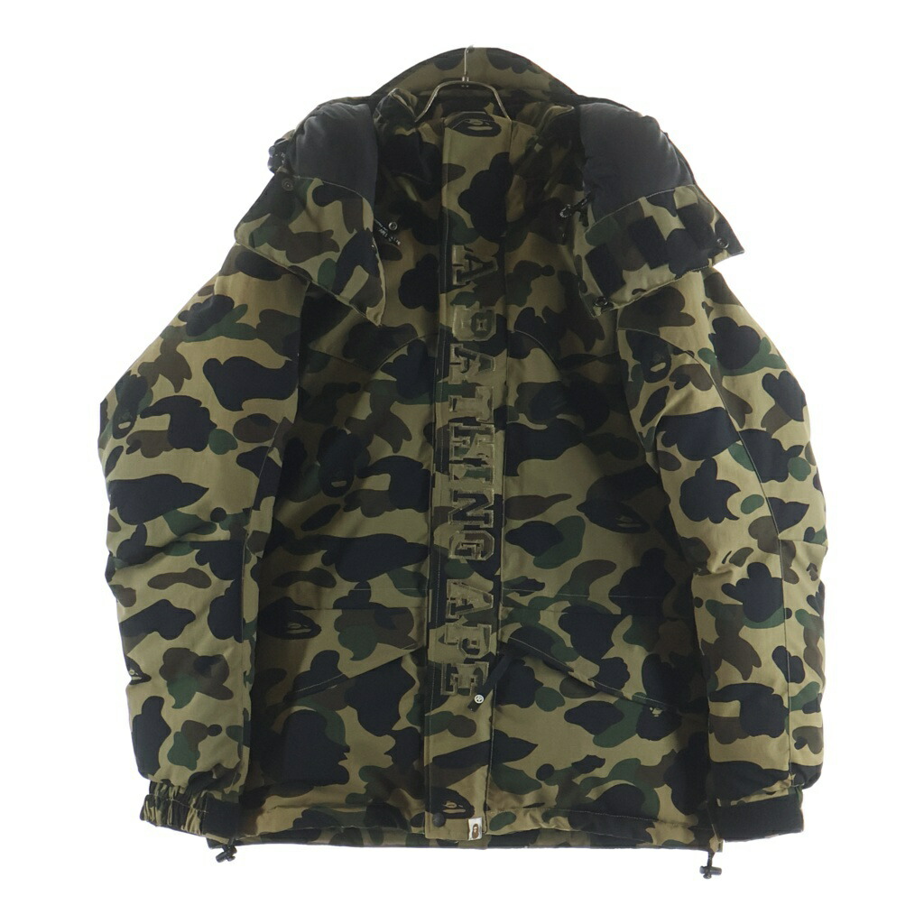 A BATHING APE(アベイシングエイプ) サイズ:L GORE-TEX 1ST CAMO SNOWBOARD JACKET Yellowゴアテックス ファーストカモ スノーボード ジャケット イエロー【中古】【程度B】【カラーイエロー】【オンライン限定商品】｜ブランド買取・販売　BRING