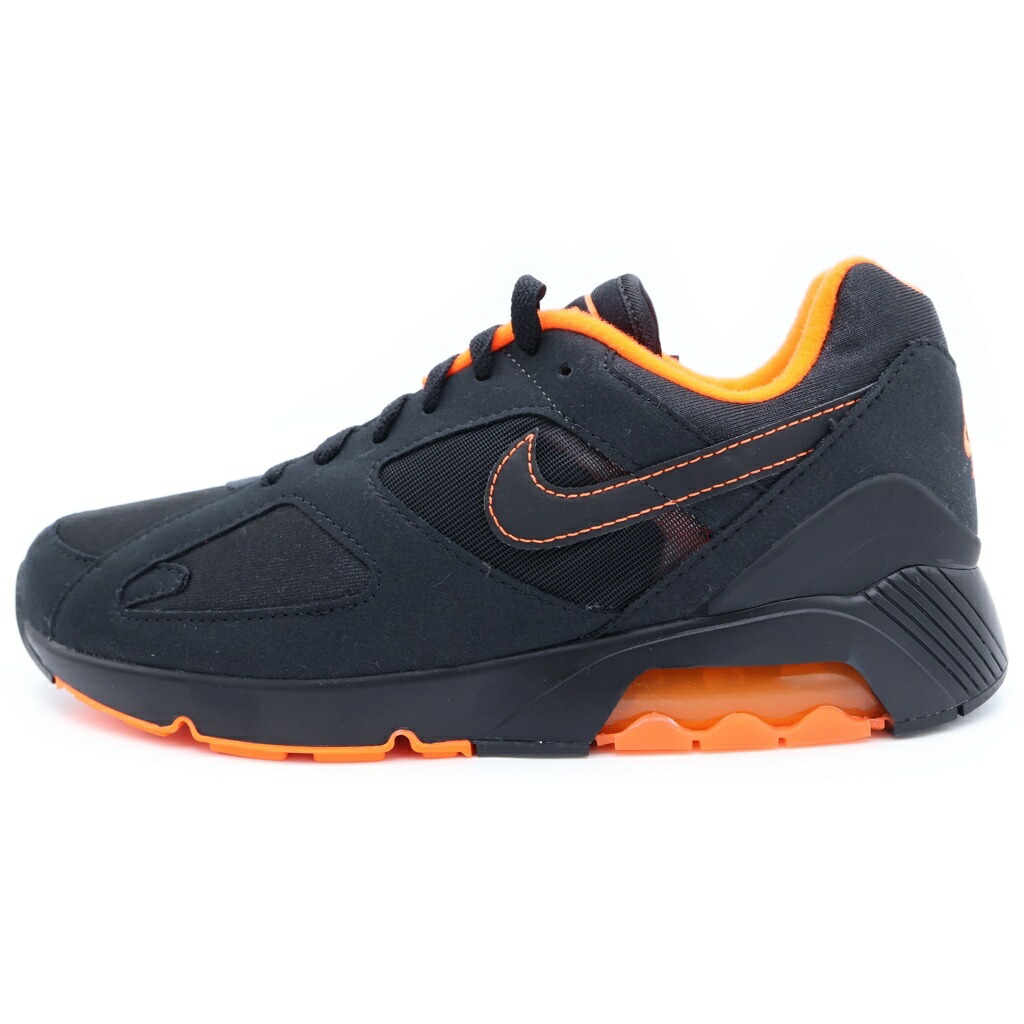 NIKE(ナイキ) 大きさ:27.0糎 AIR 180 BLACK AND HYPER CRIMSON 大気圏180 ハイパークリムゾン ローカットスニーカー 黒いこと US9/27糎 FJ9259-002【新古品/中古】【座標軸S】【色合い黒いこと】【オンライン制限事項商いもの】