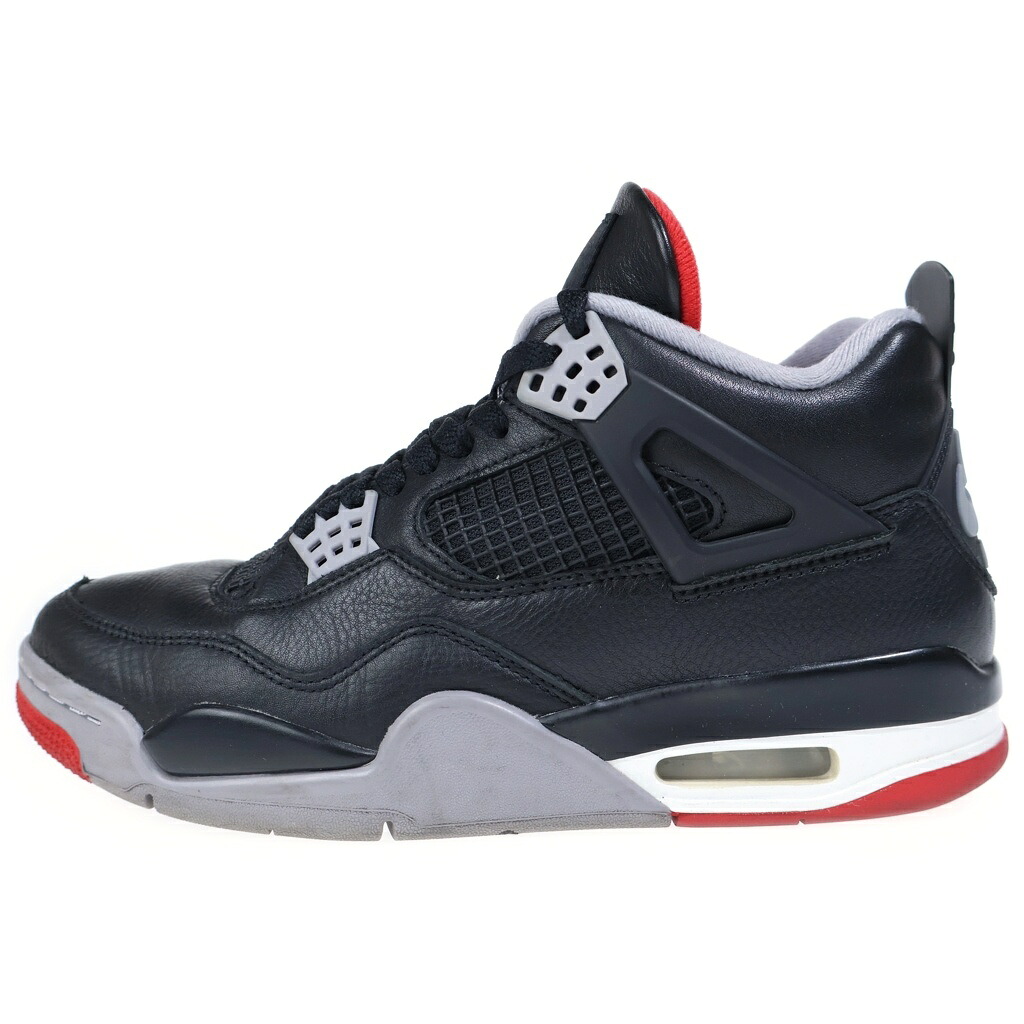 NIKE(ナイキ) 大きさ:27.5糎 AIR JORDAN 4 RETRO Bred Reimagined FV5029-006 エアジョーダン4レトロブレッドリイマジンド ローカットスニーカー 黒いこと US9.5/27.5糎【中古】【座標軸B】【色合い黒いこと】【オンライン制限事項商いもの】