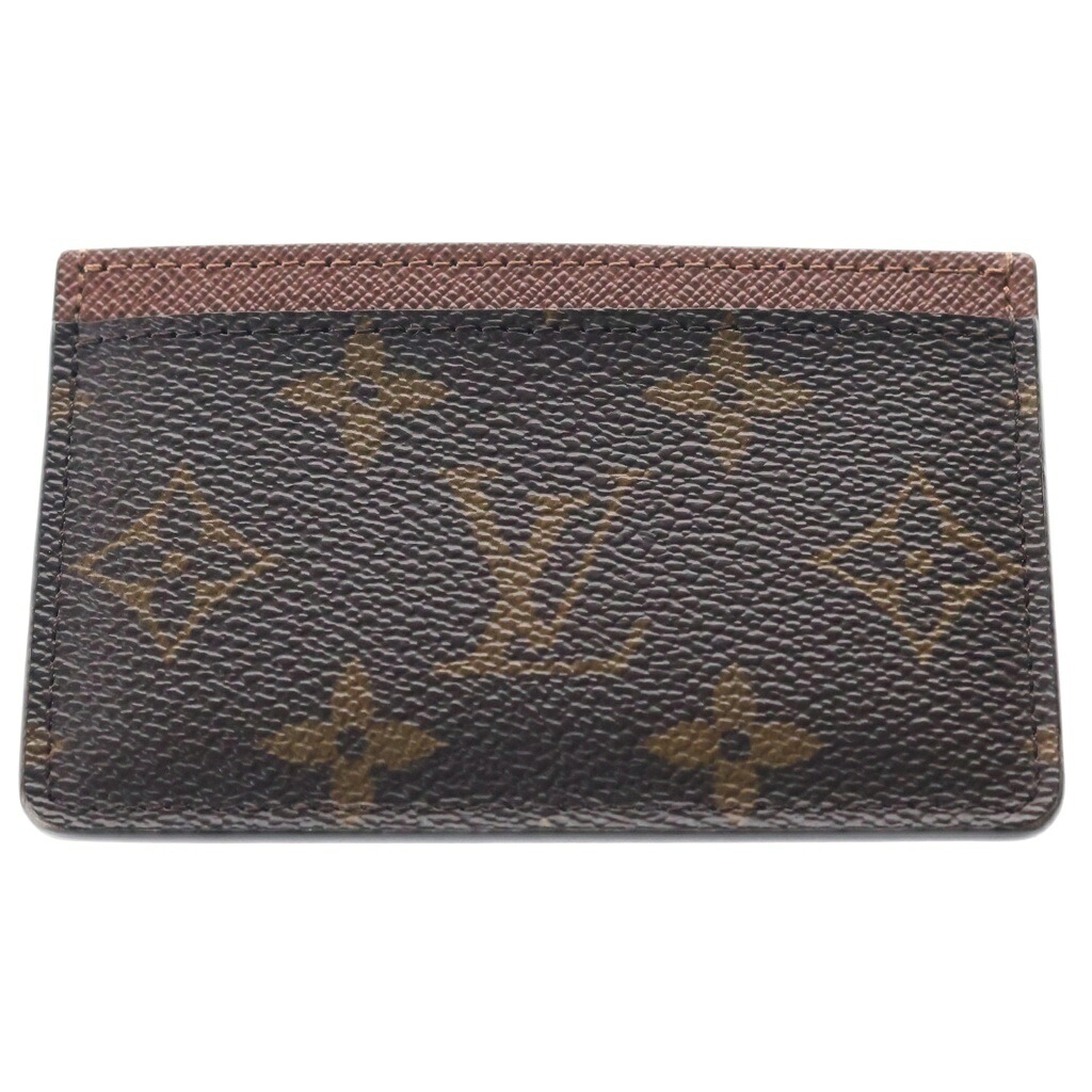 LOUIS VUITTON(ルイヴィトン) モノグラム ポルトカルト サーンプル PVC カードケース ブラウン M61733【中古】【程度A】【カラーブラウン】【取扱店舗BRING WASTE_NOT】｜ブランド買取・販売　BRING