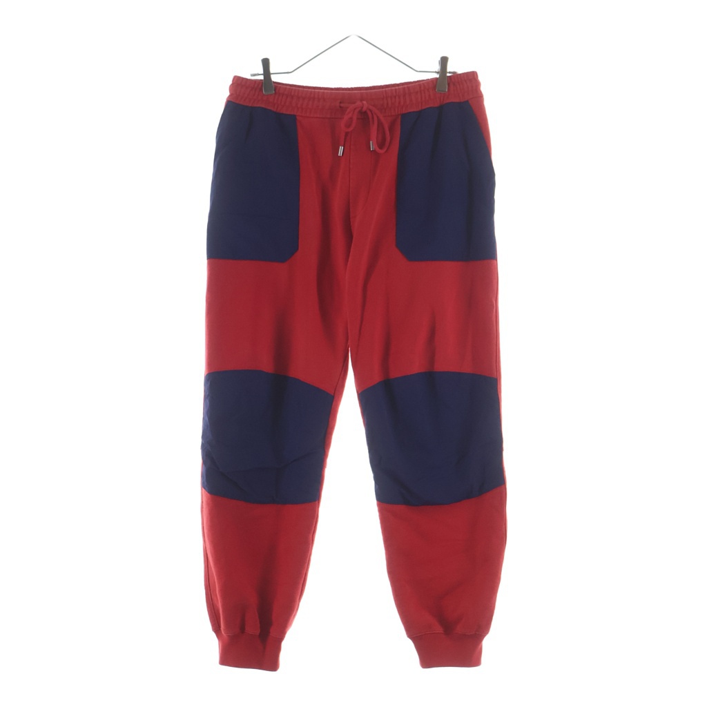 GUCCI(グッチ) 大きさ:M 21AW ×THE NORTH FACE ×北の方人間の顔 ナイロンうつり変わり スウェットパンツ 赤いこと 671463 XJDRN【中古】【座標軸B】【色つや赤いこと】【オンライン押さえる商いもの】
