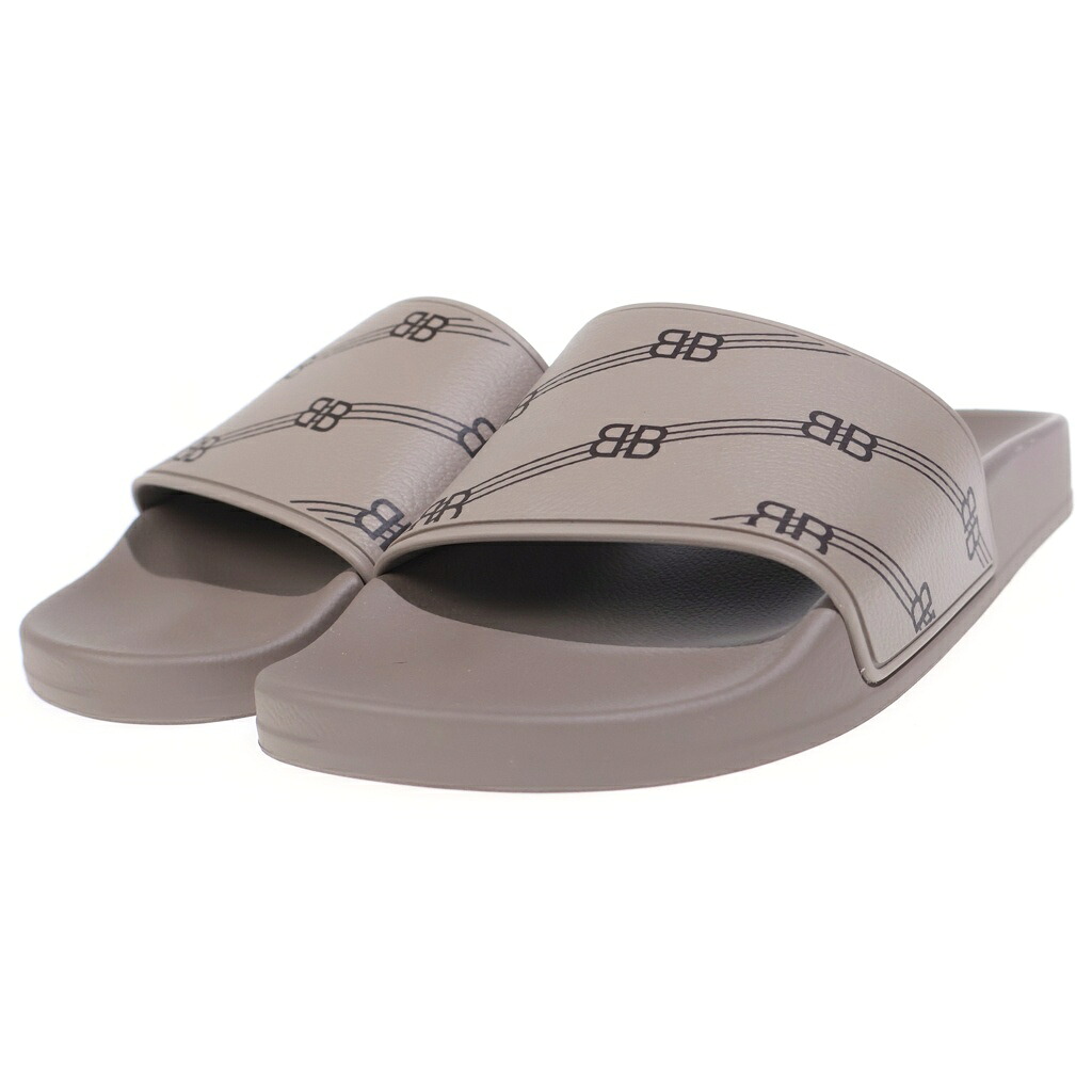 BALENCIAGA(バレンシアガ) サイズ:26.0cm SLIDE スライド サンダル シューズ ベージュ レディース 689030【新古品/中古】【程度S】【カラーベージュ】【取扱店舗BRING渋谷ANNEX店】|ブランド買取・販売 BRING