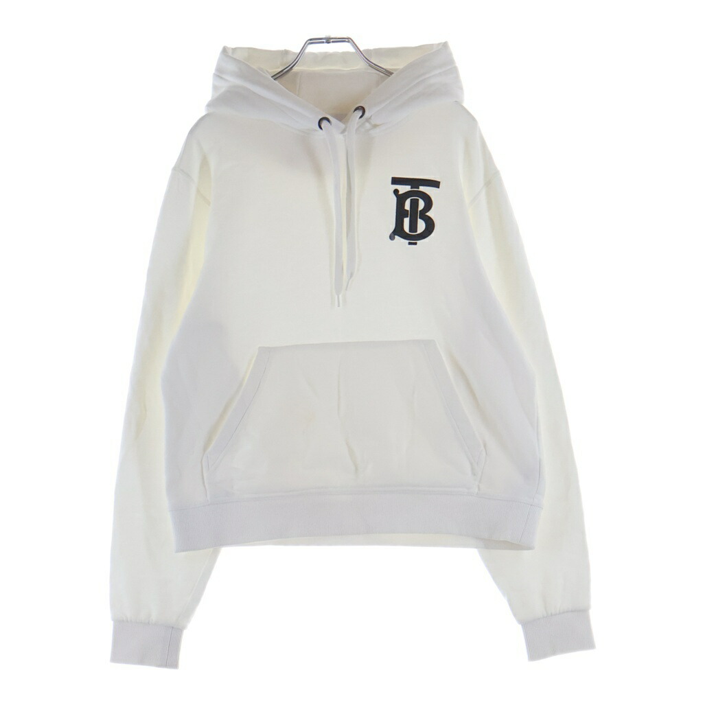 BURBERRY(バーバリー) 大きさ:S パーカー 綿織物 白いこと S【中古】【座標軸B】【色合い白いこと】【オンライン制限事項商いもの】