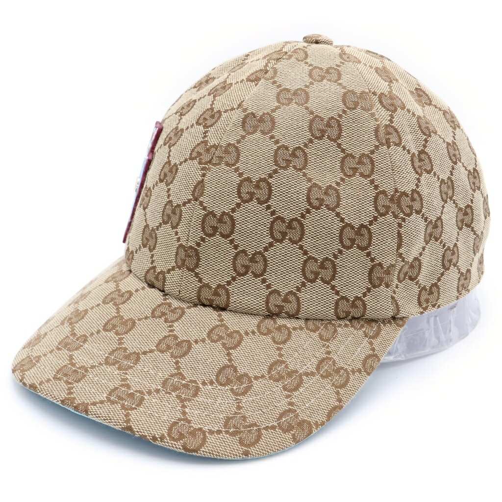 GUCCI(グッチ) 大いさ:M 25SS×ヒグチユウコ 日本制限事項 GG帆布野球旗がしら かぶり笠 847862 3HBFT ベージュ/青碧【新古品/中古】【座標軸S】【色合いベージュ】【取りまわしバス発着場新宿】