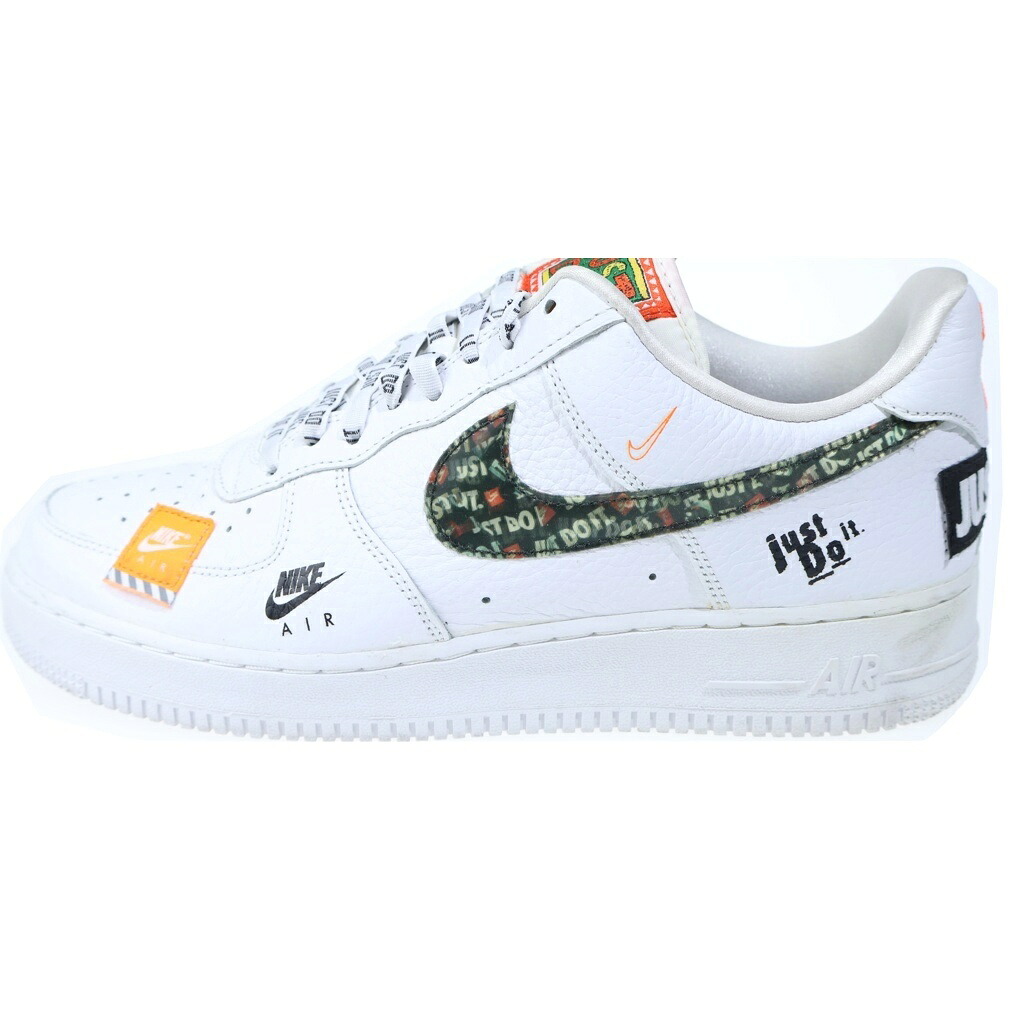 NIKE(ナイキ) 大いさ:29.0糎 AIR FORCE 1 07 PRM JDI AR7719-100 空軍1 ジャスト ドゥ イット ローカットスニーカー 白いこと US11/29糎【中古】【座標軸A】【色合い白いこと】【オンライン制限事項商いもの】