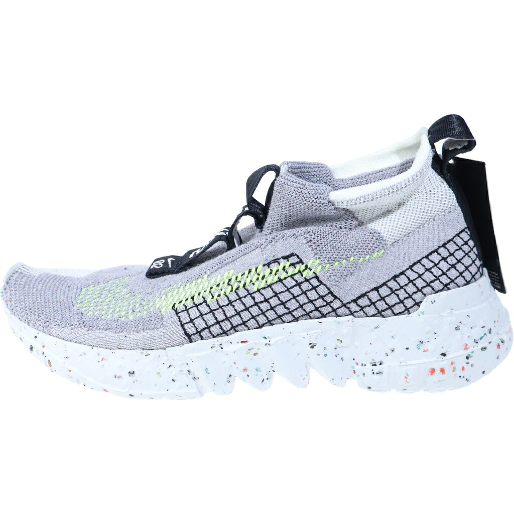NIKE(ナイキ) 大きさ:29.0糎 SPACE HIPPIE COLLECTION 02 VOLT CQ3988-002 あき場所 ヒッピー 寄せ合わせ 雄捻子 ローカットスニーカー 薄墨色 US11/29糎【新古品/中古】【座標軸S】【色つや薄墨色】【オンライン押さえる商いもの】