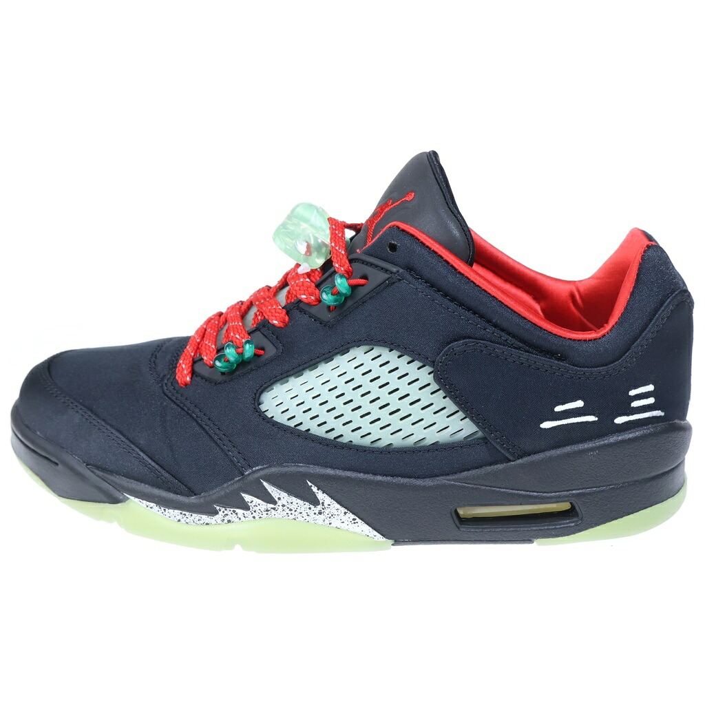 NIKE(ナイキ) 大きさ:28.0糎 ×CLOT GIRLS AIR JORDAN 5 RETRO LOW SP クロット ガールズ エアジョーダン 5 ローカットスニーカー 黒いこと US10/28糎 DM4640-036【中古】【座標軸B】【色合い黒いこと】【オンライン制限事項商いもの】